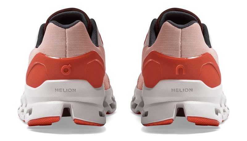 On Cloudstratus Running Shoes - Womens - Rose/Red