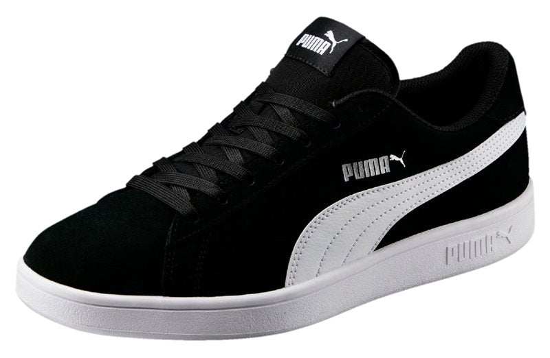 Puma Smash v2 Trainers - Mens - Black/White/Silver