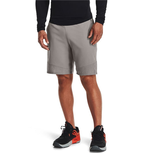 Under Armour Vanish Woven Shorts - Mens - Concrete/Phoenix Fire