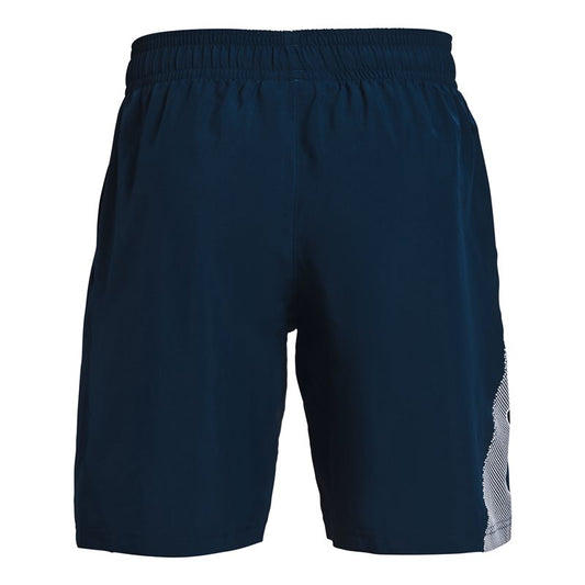 Under Armour Woven Graphic Shorts - Mens - Academy/White