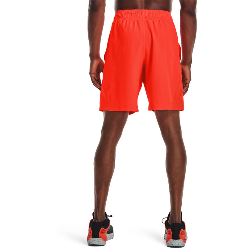 Under Armour Woven Graphic Shorts - Mens - Phoenix Fire/Radiant Red