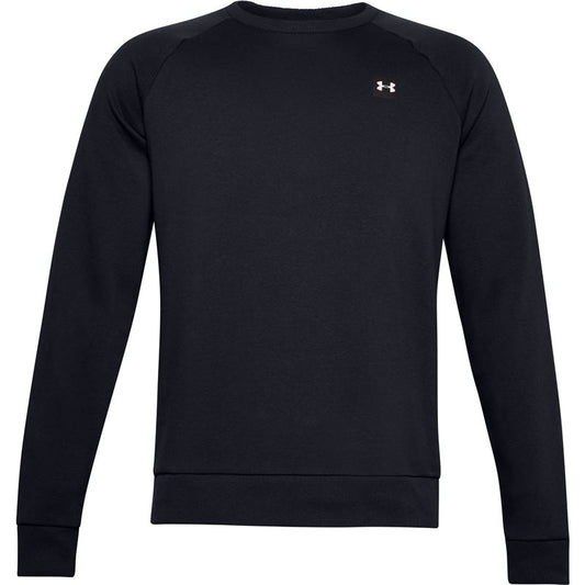 Under Armour Rival Fleece Crew Neck Sweat Top - Mens - Black/Onyx White