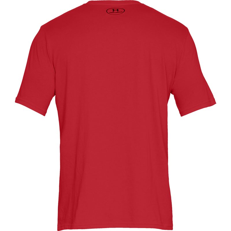 Under Armour Sportstyle Left Chest Short Sleeve Tee - Mens - Red/Black