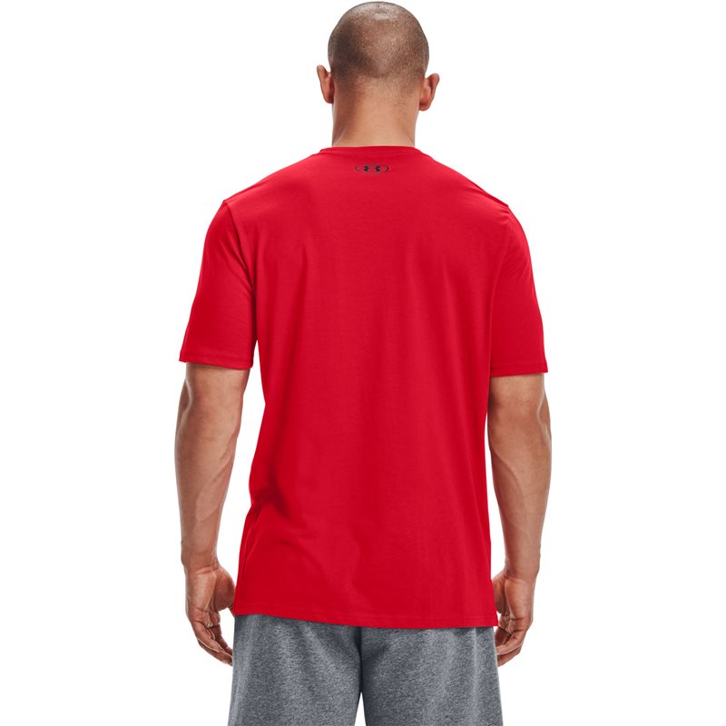 Under Armour Sportstyle Left Chest Short Sleeve Tee - Mens - Red/Black