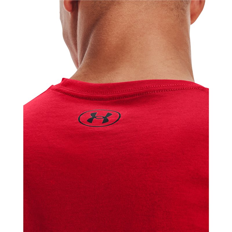 Under Armour Sportstyle Left Chest Short Sleeve Tee - Mens - Red/Black