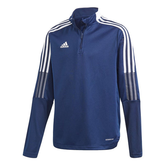 adidas Tiro 21 1/4 Zip Training Top - Youth - Navy