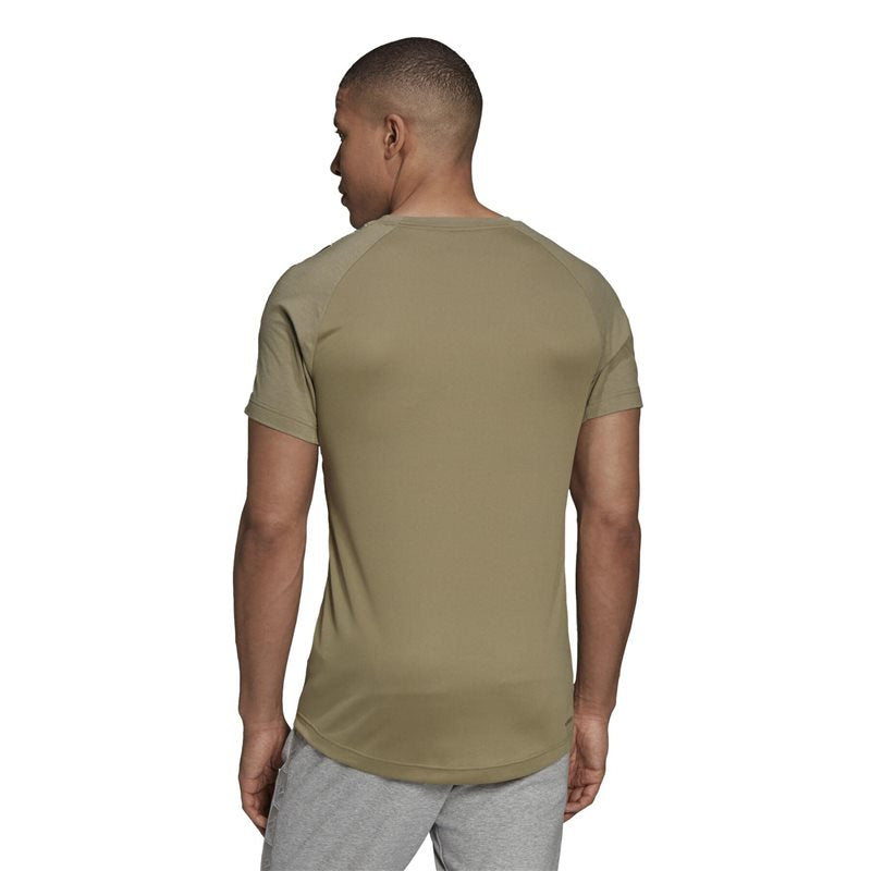 adidas D2M Motion Training Tee - Mens - Orbit Green/Black