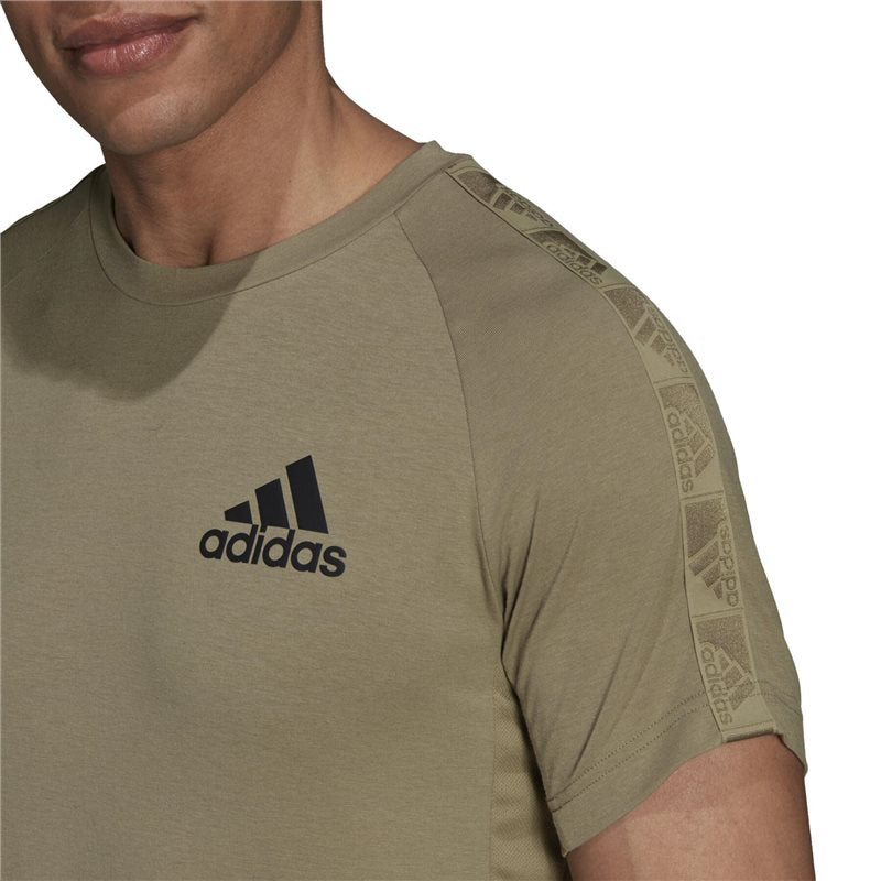adidas D2M Motion Training Tee - Mens - Orbit Green/Black