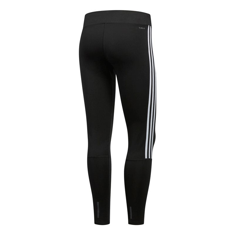 adidas Run It 7/8 3 Stripe Running Tights - Womens - Black/White