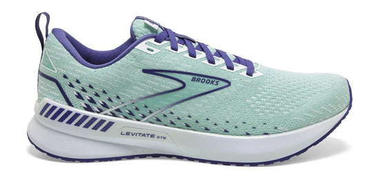 Brooks Levitate GTS 5 Running Shoes - Womens - Yucca/Navy Blue/White