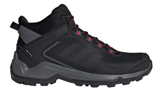 adidas Terrex Eastrail Mid GTX Hiking Shoes - Womens - Carbon/Black/Active Pink