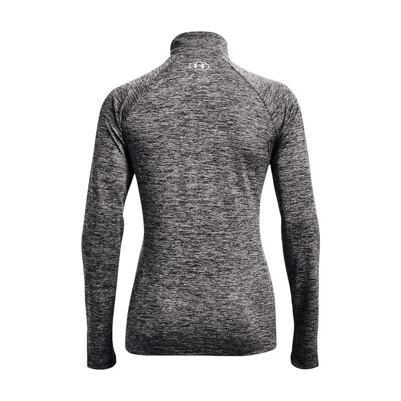 Under Armour Tech Twist 1/2 Zip Training Top - Womens - Jet Grey/Grey Wolf/Metallic Silver