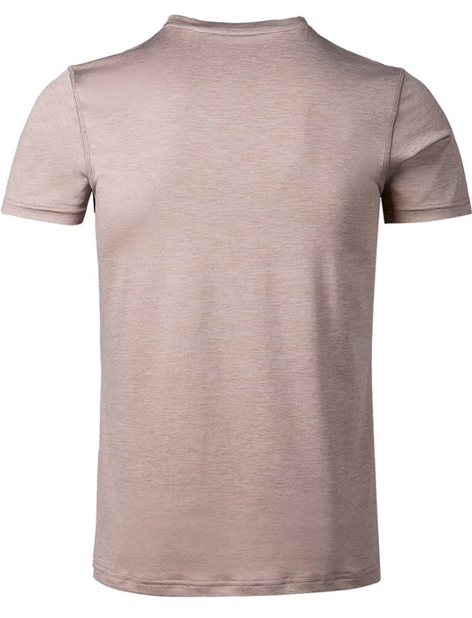 Endurance Maje Melange Short Sleeve Running Tee - Womens - Warm Taupe