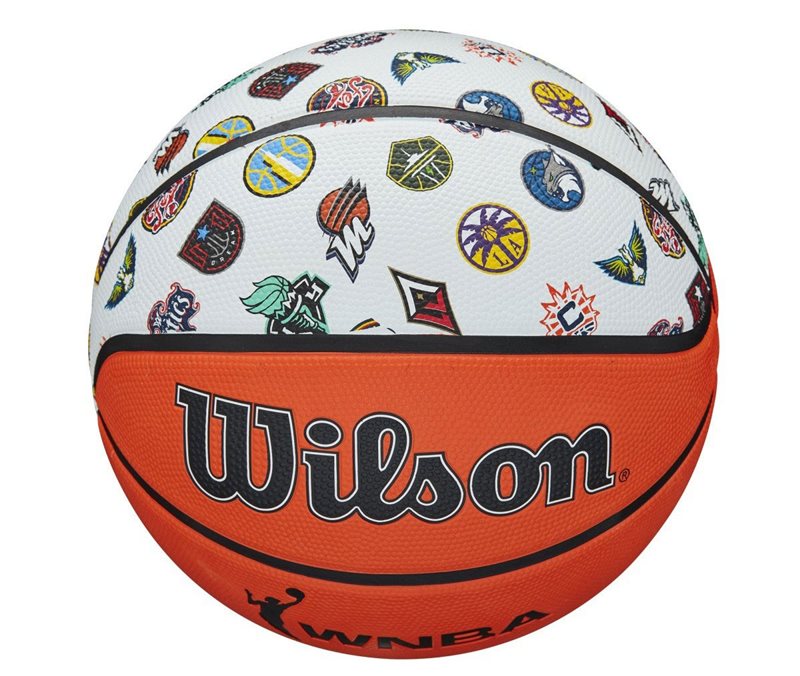 Wilson WNBA All Team Silver Basketball - Size 6