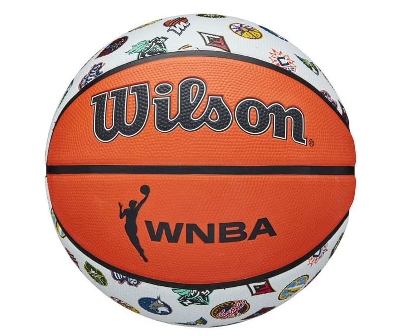 Wilson WNBA All Team Silver Basketball - Size 6