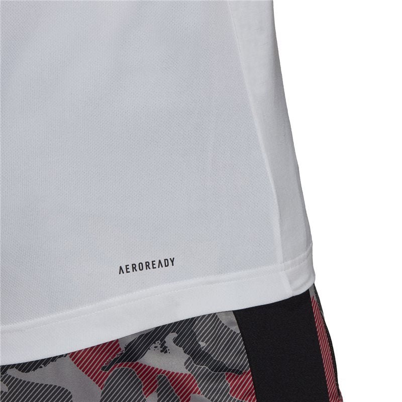 adidas D2M Motion Training Tee - Mens - White/Black