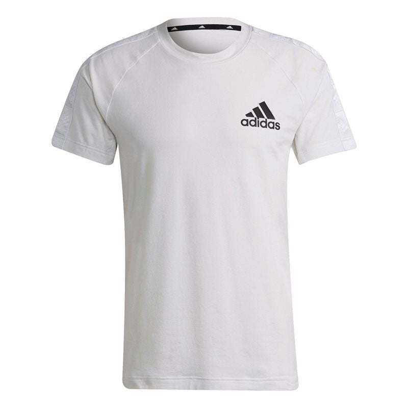 adidas D2M Motion Training Tee - Mens - White/Black