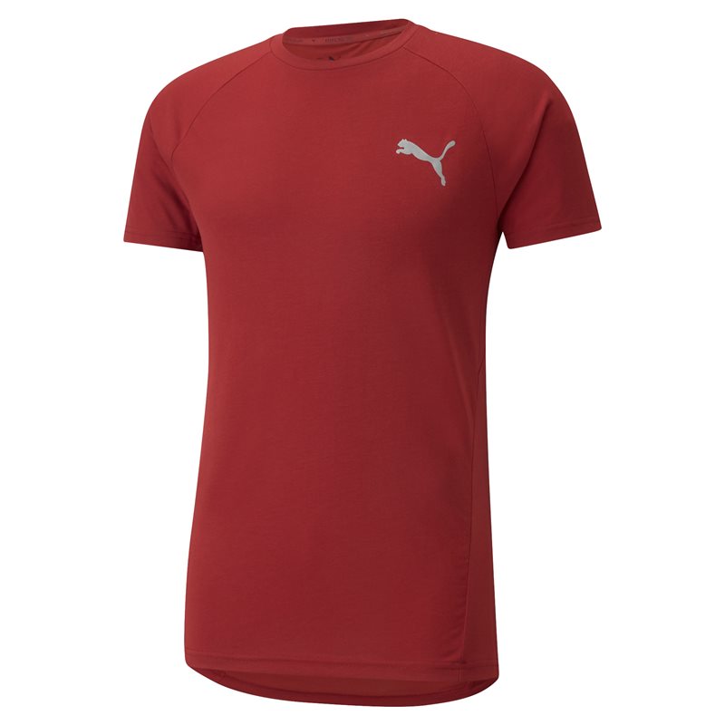 Puma Evostripe Tee - Mens - Intense Red