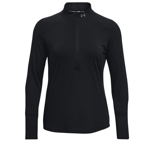 Under Armour Qualifier Run 2.0 1/2 Zip Top - Womens - Black/Reflective