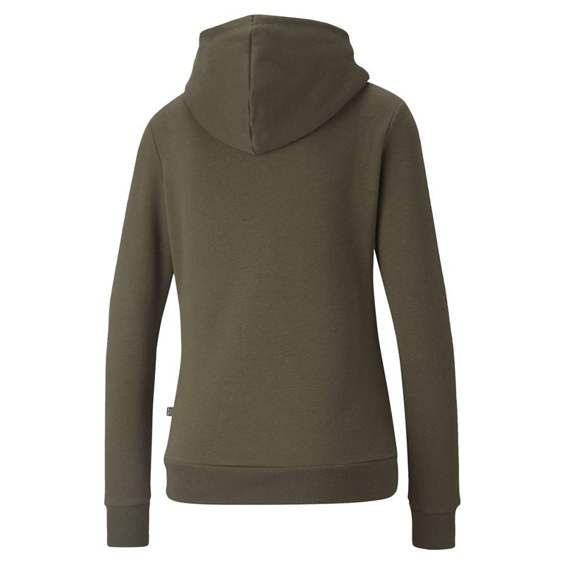 Puma Essentials Logo Fleece Hoodie - Womens - Grape Leaf