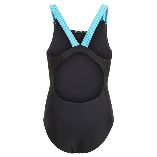 adidas Swimsuit - Girls - Black/Signal Cyan