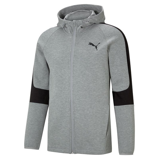 Puma Evostripe Core Full Zip Hoodie - Mens - Medium Grey Heather
