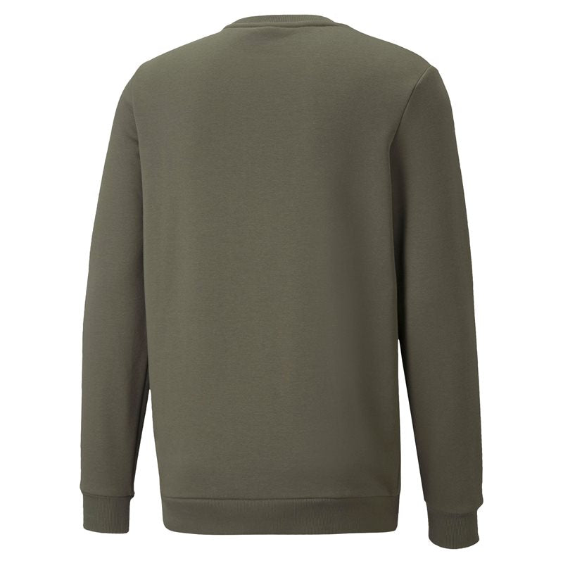 Puma Essentials 2 Col Big Logo Fleece Crew Sweat Top - Mens - Grape Leaf