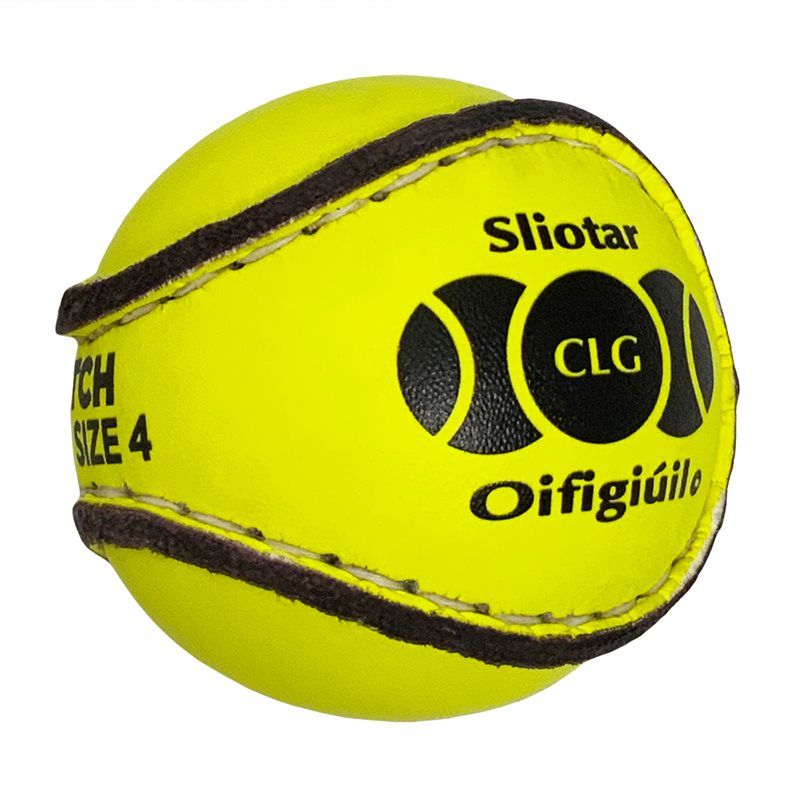 Mc Keever All-County Sliotars - Size 4 - Neon Yellow