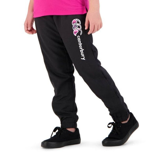 Canterbury Uglies Tappered Cuff Stadium Pants - Girls - Black/Knockout Pink