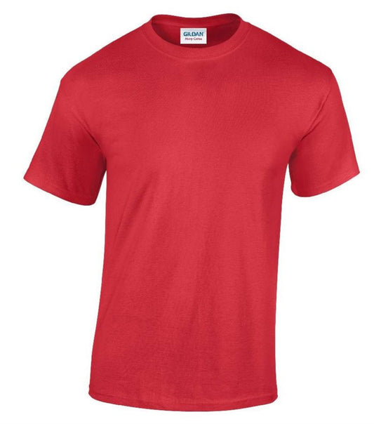 Gildan Plain Tee - Youth - Red
