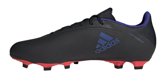 adidas X Speedflow.4 FxG Football Boots - Adult - Black/Sonic Ink/Solar Yellow