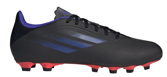adidas X Speedflow.4 FxG Football Boots - Adult - Black/Sonic Ink/Solar Yellow