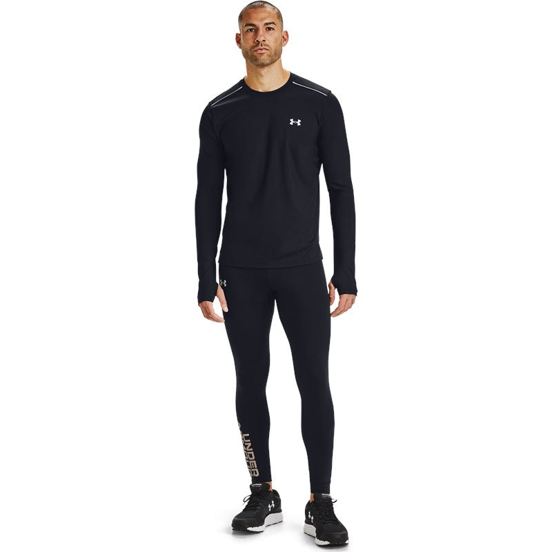 Under Armour Empowered Crew Long Sleeve Tee - Mens - Black/Reflective