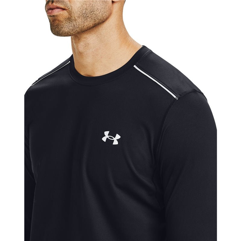 Under Armour Empowered Crew Long Sleeve Tee - Mens - Black/Reflective