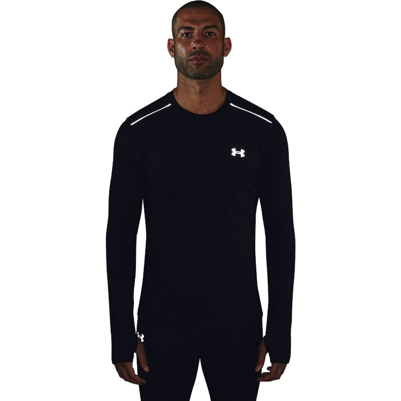 Under Armour Empowered Crew Long Sleeve Tee - Mens - Black/Reflective
