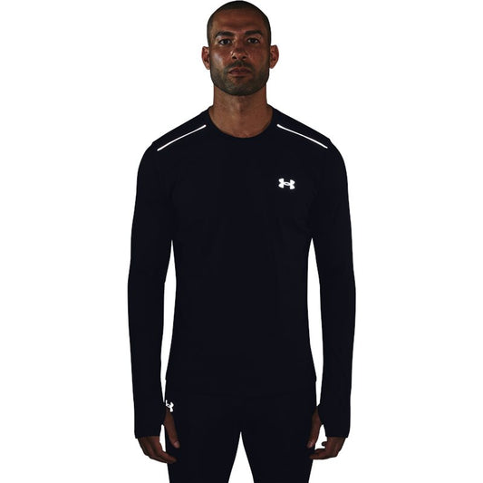 Under Armour Empowered Crew Long Sleeve Tee - Mens - Black/Reflective