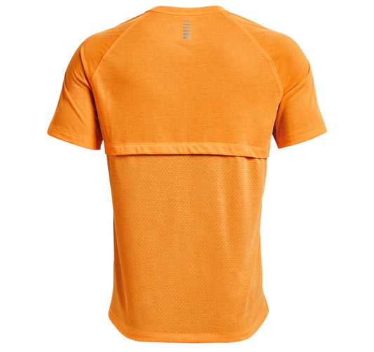 Under Armour Streaker Run Short Sleeve Tee - Mens - Omega Orange/Reflective