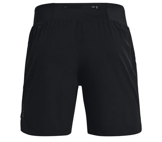Under Armour Speedpocket 7 Inch Running Shorts - Mens - Black/Reflective