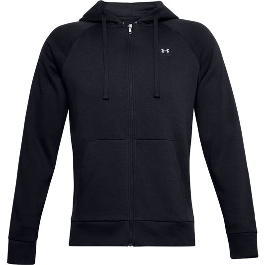 Under Armour Rival Fleece Full Zip Hoodie - Mens - Black/Onyx White