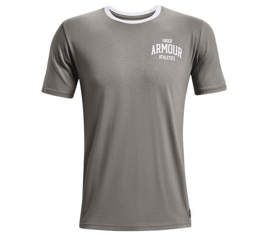Under Armour Performance Originators Athletics Short Sleeve Tee - Mens - Concrete/White