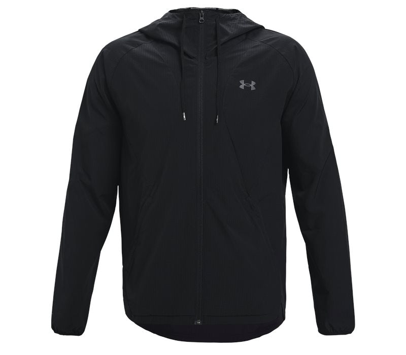 Under Armour Woven Windbreaker Jacket - Mens - Black