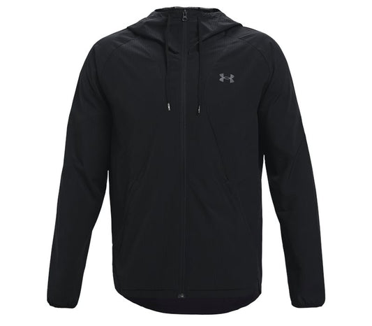 Under Armour Woven Windbreaker Jacket - Mens - Black