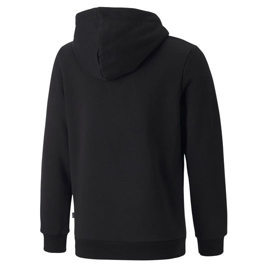 Puma Essentials 2 Col Big Logo Fleece Hoodie - Boys - Black/Vibrant Orange