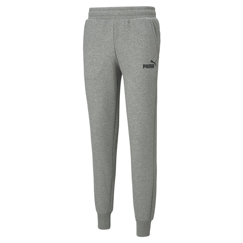 Puma Essentials Logo Fleece Pants - Mens - Medium Grey Heather