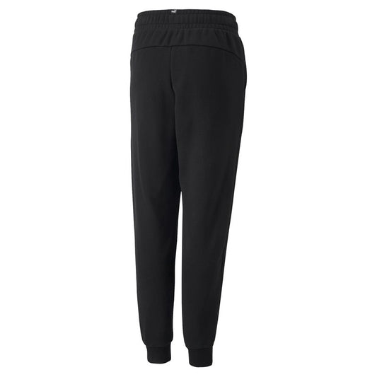 Puma Essentials 2 Col Logo Fleece Pants - Boys - Black/Vibrant Orange