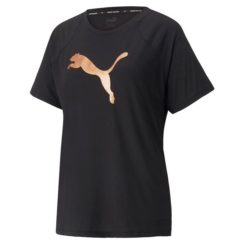 Puma Evostripe Tee - Womens - Black/Copper