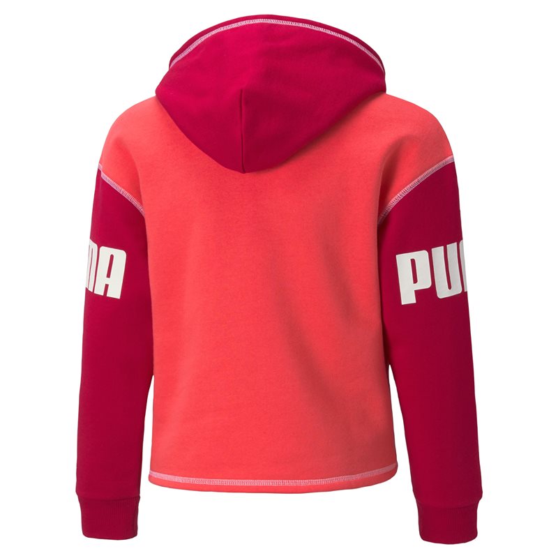 Puma Power Fleece Hoodie - Girls - Paradise Pink