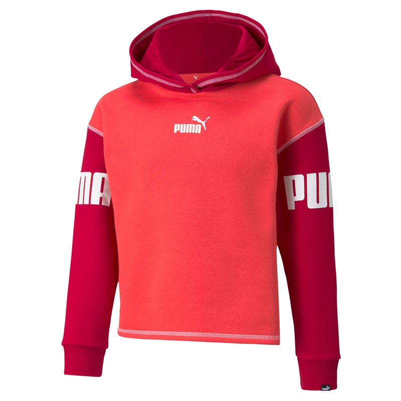 Puma Power Fleece Hoodie - Girls - Paradise Pink