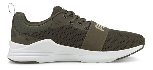 Puma Wired Run Trainers - Mens - Grape Leaf/Spray Green