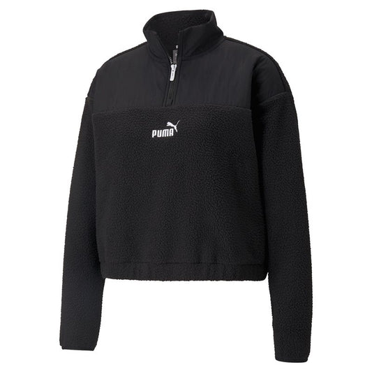 Puma Power Winterized Half-Zip Crew - Womens - Black